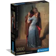 Museum Collection: Hayez - Der Kuss HQC 1000-teiliges Puzzle mit Poster - Clementoni