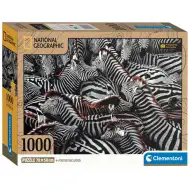 National Geographic - Zebras 1000-teilige Puzzle - Clementoni