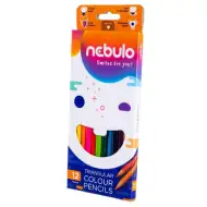 Nebulo: 12er-Set dreieckige Buntstifte