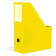 Nebulo: Aktenhalter 80 mm, zusammenklappbar, Karton, gelb