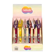 Nebulo: Druckknopf-Gelstift, radierbar, verschiedene Ausführungen, 1 Stück