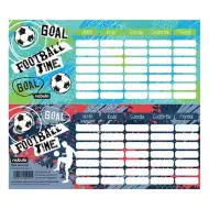 Nebulo: Fußball-Einblatt, beidseitiger Mini-Stundenplan
