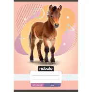 Nebulo: Geheftetes, glattes Heft A5 20-32 Tiere - Pferde