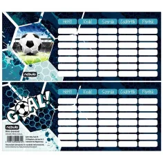 Nebulo: Goal — ein einblattiger, beidseitig bedruckter Mini-Stundenplan