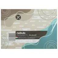 Nebulo: Halbholzer Zeichnungspapier A/4 120g geklebt 20 Blatt/Paket in Folie
