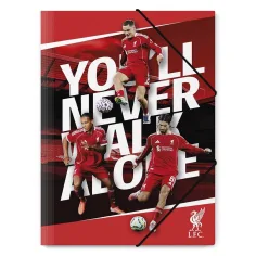 Nebulo: Liverpool Kartonmappe mit Gummizug, A4, verschiedene Ausführungen, 1 Stück
