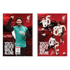 Nebulo: Liverpool Spiralheft, kariert, 70 Blatt, A4, 1 Stück Bild 3