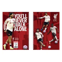 Nebulo: Liverpool Spiralheft, kariert, 70 Blatt, A4, 1 Stück Bild 5