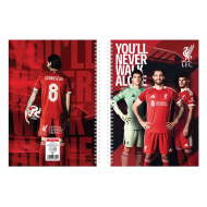Nebulo: Liverpool Spiralheft, liniert, 70 Blatt, A4, 1 Stück