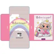 Nebulo: Wellpappe-Heftbox A5-Format Prinzessin und Einhorn