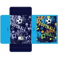 Nebulo: Wellpappe-Heftbox im A5-Format mit Fußballmotiv