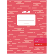Nebulo: geheftetes kariertes Heft 87-32 A4