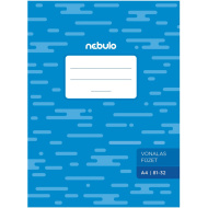 Nebulo: geheftetes liniertes Notizheft 81-32 A/4
