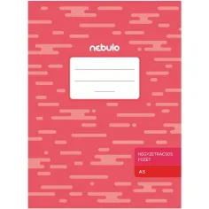 Nebulo: kariertes Spiralheft A5