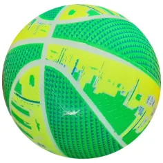 Neon-Basketball-Muster-Gummiball 22 cm in verschiedenen Varianten Bild 3