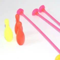 Neues Set mit Saugnapfpfeilen und Bowlingkegeln 46 cm Bild 3