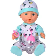 New Born Baby Fläschchenpuppe im Elefanten-Outfit – Simba Toys Bild 2