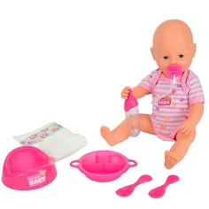 New Born Baby Pipi-Baby mit Zubehör, 38 cm - Simba Toys Bild 2