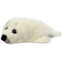 Nicotoy: Liegende Baby-Robbe Plüschtier 32 cm - Simba Toys