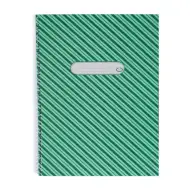 Novum glattes Spiralheft A/4 80 Blatt