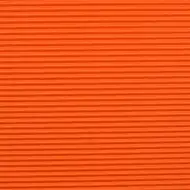 Orange 3D-Dekor-Wellpappe B2 50x70cm 1 Stk