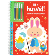 Ostern ist da - Ausmalbilder mit Aufklebern und Filzstiften