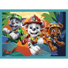 Paw Patrol Abenteuer auf der Dino-Insel 4-in-1 Puzzle-Set - Trefl Bild 5