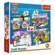 Paw Patrol 4-in-1 70-54-48-35-teiliges Puzzle - Trefl