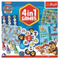 Paw Patrol 4-in-1 Brettspiel - Trefl
