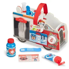Paw Patrol Marshall Holzfähigkeitsentwicklungs-Feuerwehrauto-Set mit Zubehör - Melissa & Doug Bild 2