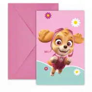 Paw Patrol Party Einladung 6er-Set