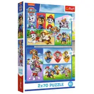 Paw Patrol Regeln 2x70-teiliges Puzzle - Trefl