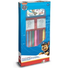 Paw Patrol kreatives Stempelset mit 9 Filzstiften - Multiprint