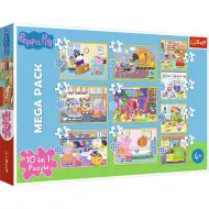 Peppa Wutz 10-in-1 Puzzle - Trefl