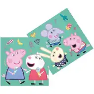 Peppa Wutz: 20-teiliges Serviettenset 33x33cm