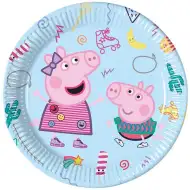 Peppa Wutz Pappteller 8er-Set 23cm