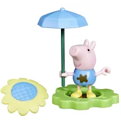 Peppa Wutz: Matschige Pfützenfreunde – Schorsch Spielfigur – Hasbro Bild 2