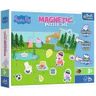 Peppa Wutz magnetisches Puzzleset mit Zubehör - Trefl