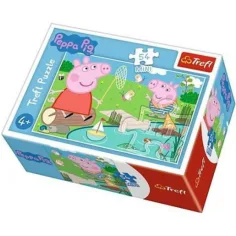 Peppa Wutz schönste Tage 54-teiliges Mini-Puzzle 4 verschiedene - Trefl Bild 2