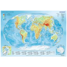 Physische Weltkarte, 1000-teiliges Puzzle – Trefl Bild 2