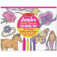 Pink Jumbo Malbuch - Melissa &amp; Doug