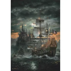 Piratenschiff 1500-teiliges HQC Puzzle 59,5x84,5cm - Clementoni Bild 2