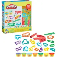 Play-Doh: 20-teiliges Tier-Knetset mit 7 Dosen bunter Knete - Hasbro