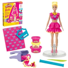 Play-Doh: Barbie Locken und Schleifen Knetset - Hasbro Bild 2