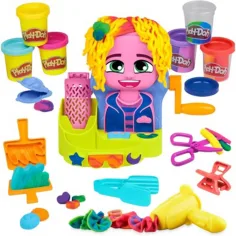 Play-Doh: Friseursalon mit 6 Dosen Knete - Hasbro Bild 2
