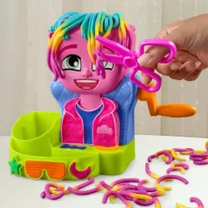 Play-Doh: Friseursalon mit 6 Dosen Knete - Hasbro Bild 4