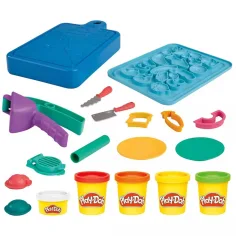 Play-Doh: Little Chef Knetset mit 5 Dosen Knete und Zubehör 255g - Hasbro Bild 3