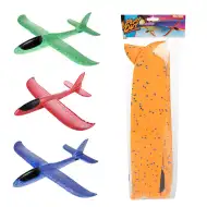 Play Out: Styropor-Flugzeug zum Zusammenbauen in verschiedenen Farben, 1 Stück