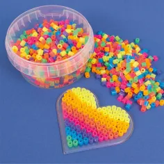 PlayBox: 5mm MIDI Bügelperlen 1000 Stück in Neonfarben Bild 2