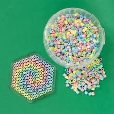 PlayBox: 5mm MIDI Bügelperlen 1000 Stück in Pastellfarben Bild 2